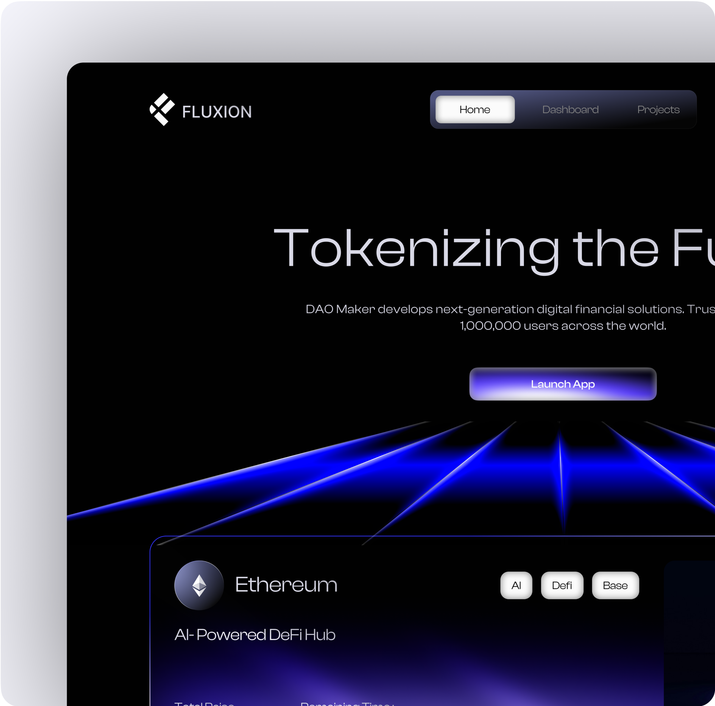 Fluxion Finance Web App image 1